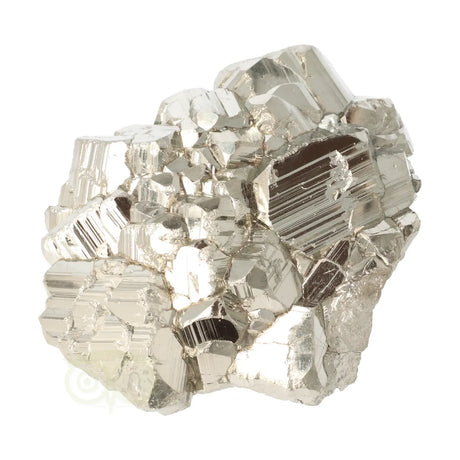 goudkleurig pyriet cluster ruw