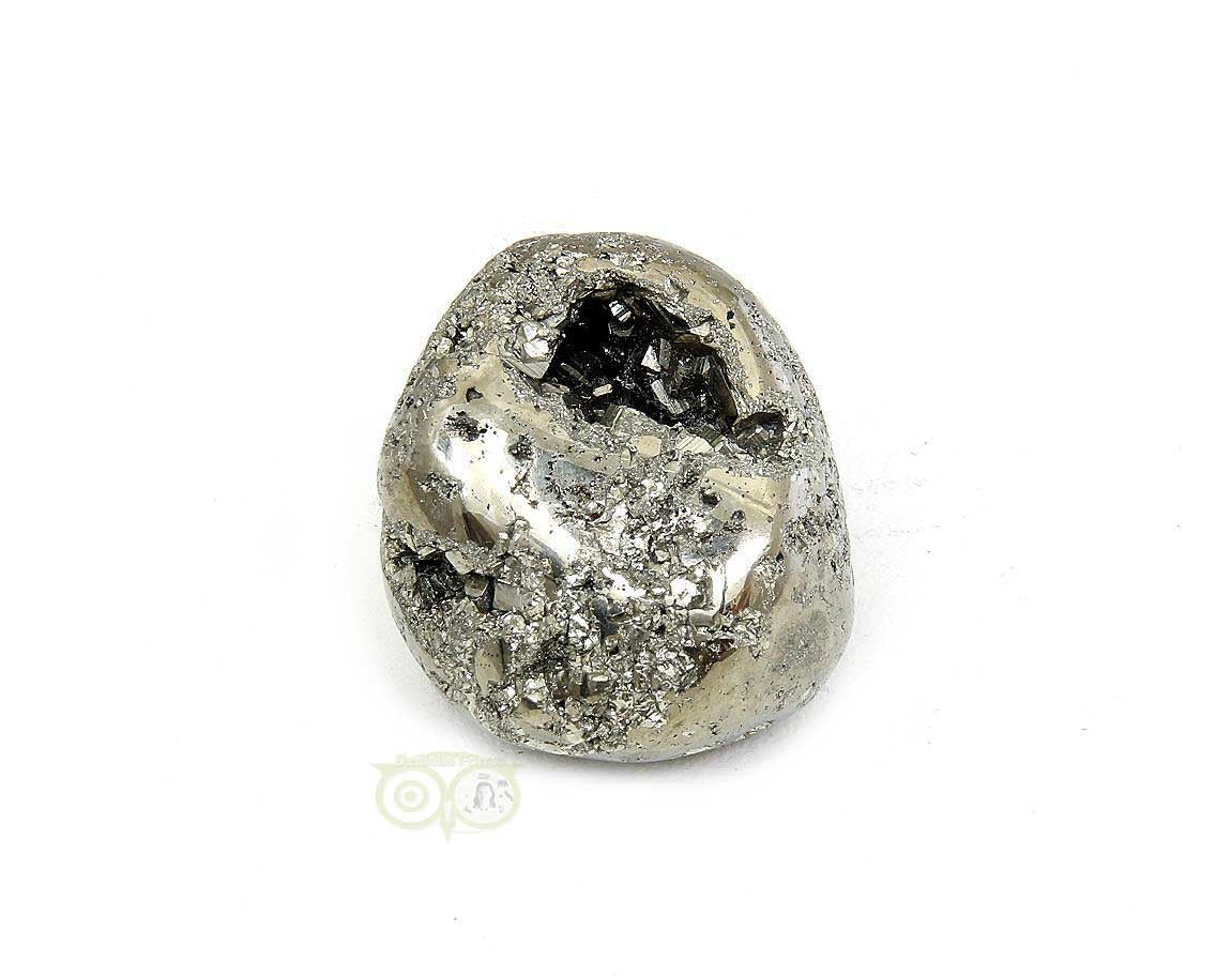 Pyrite tumbled stone No. 7