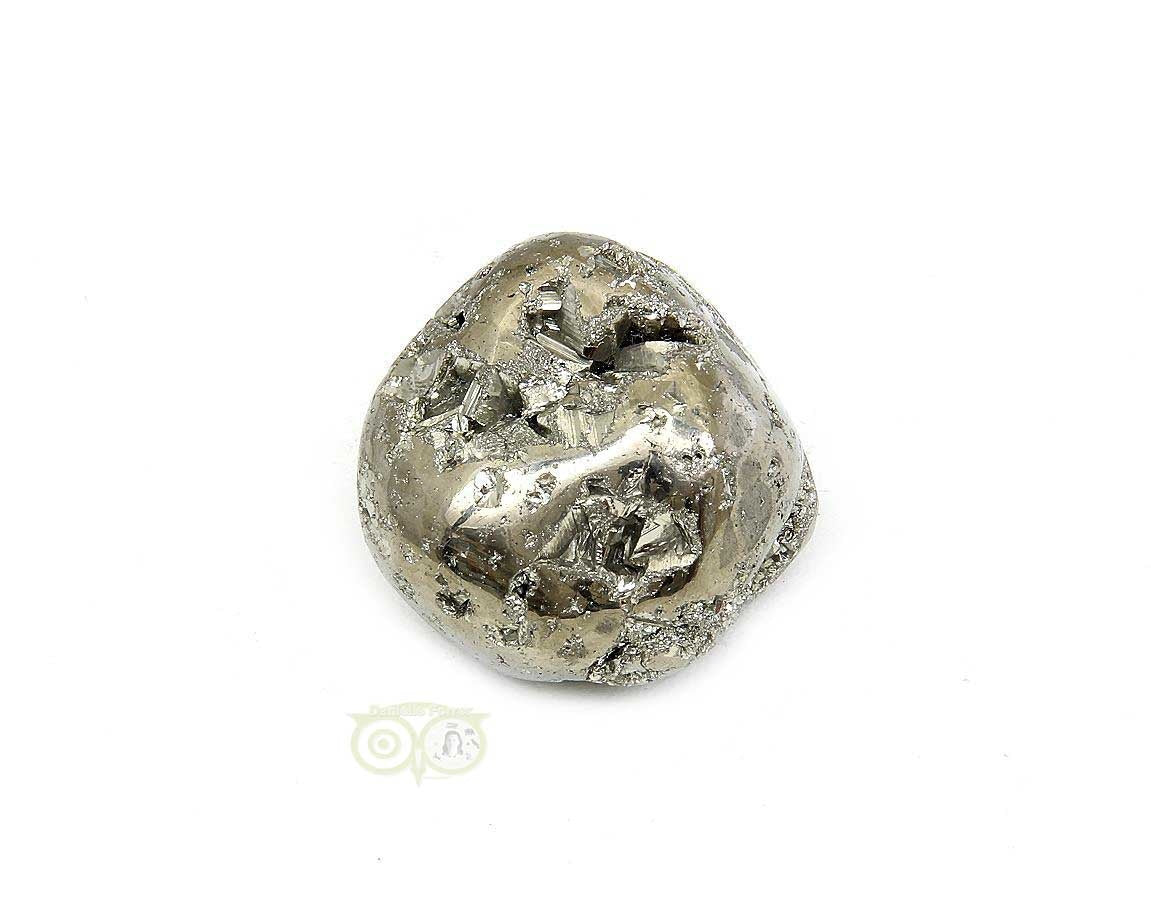 Pyrite tumbled stone No. 7