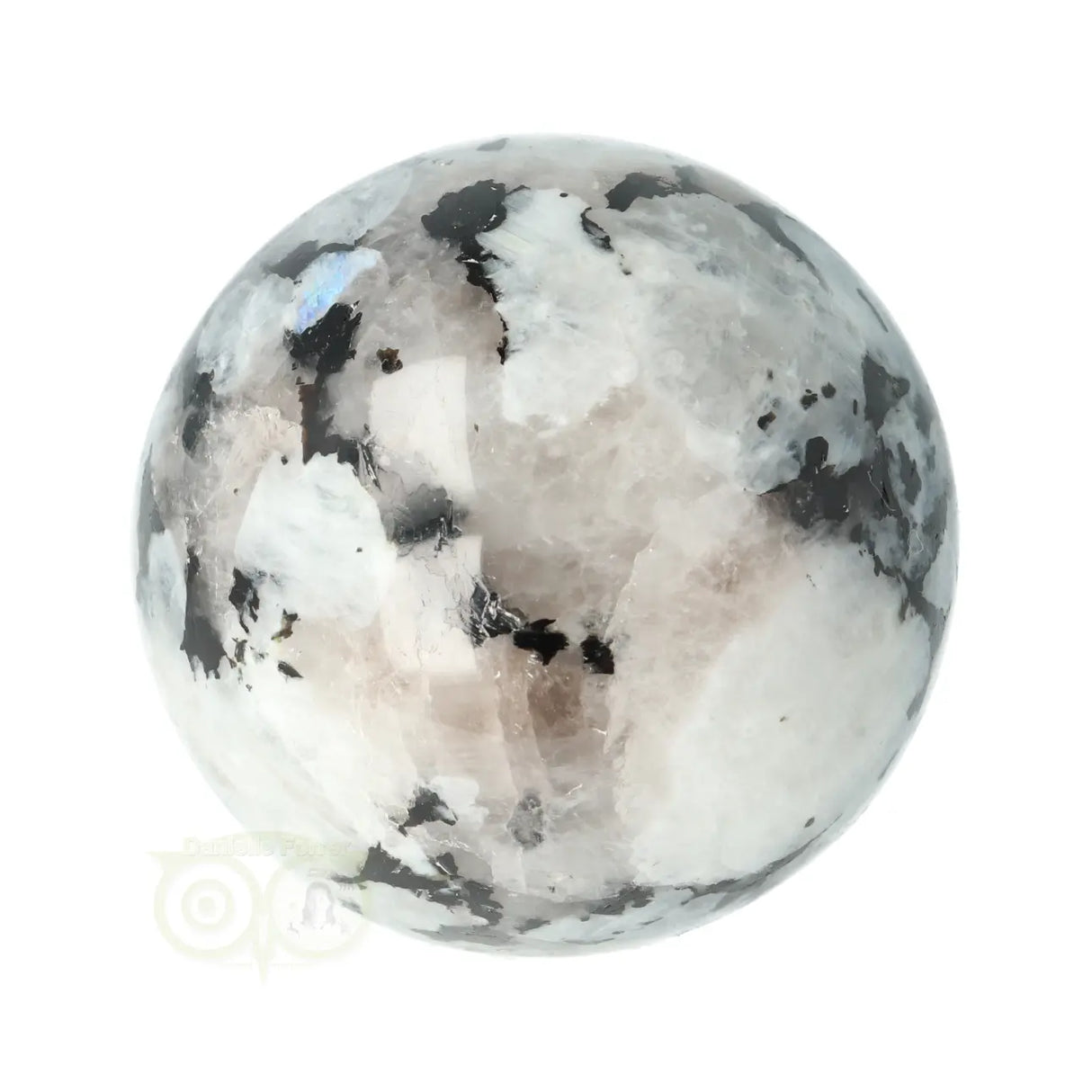 Regenboog Maansteen bol Nr 44 - Ø 5.73 cm