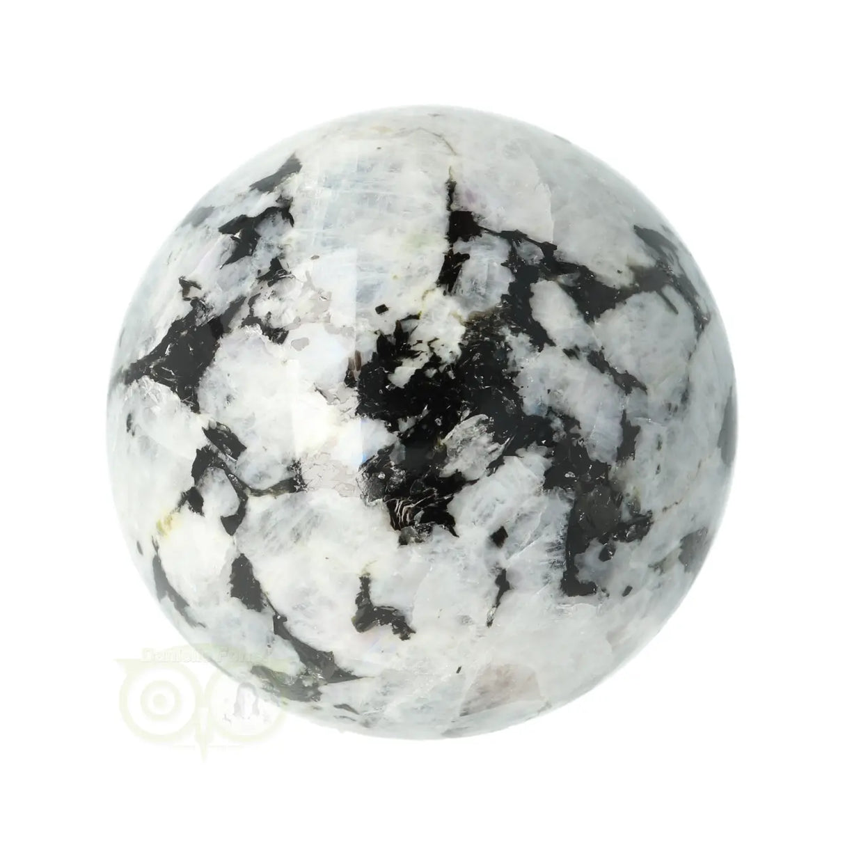 Regenboog Maansteen bol Nr 47 - Ø 5.84 cm