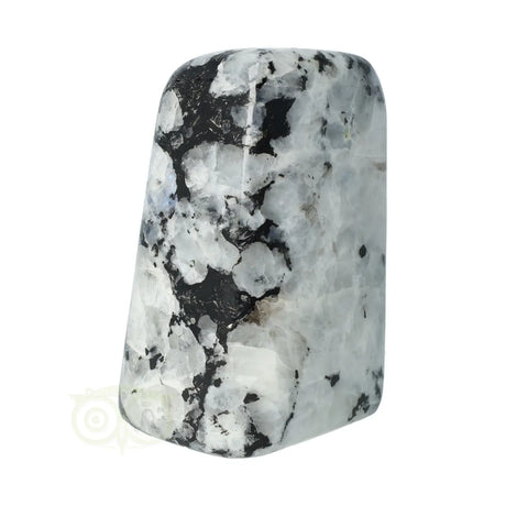 Maansteen object met subtiele blauwe schittering