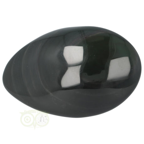Unieke regenboog obsidiaan handsteen Nr 10 exact exemplaar