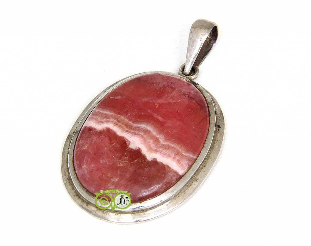Rhodochrosiet edelstenen hanger RHC-HG-RM-1-11
