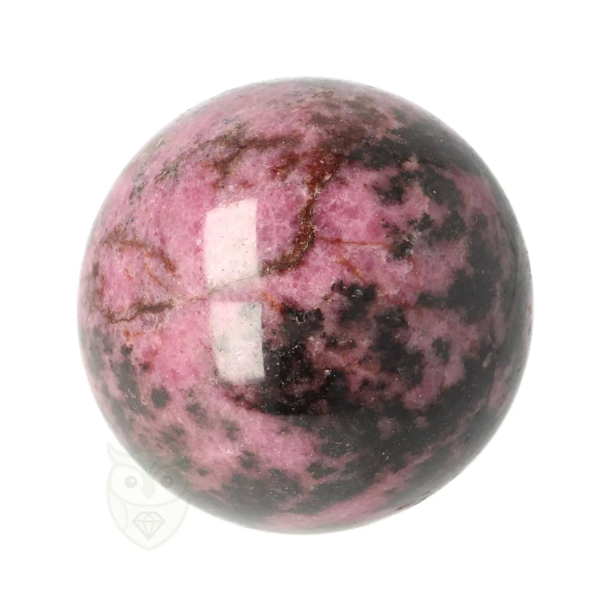Rhodonite ball No. 10 - Ø 5.72 cm