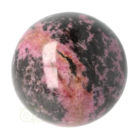 rhodoniet bol roze zwart 538 gram edelsteen bol