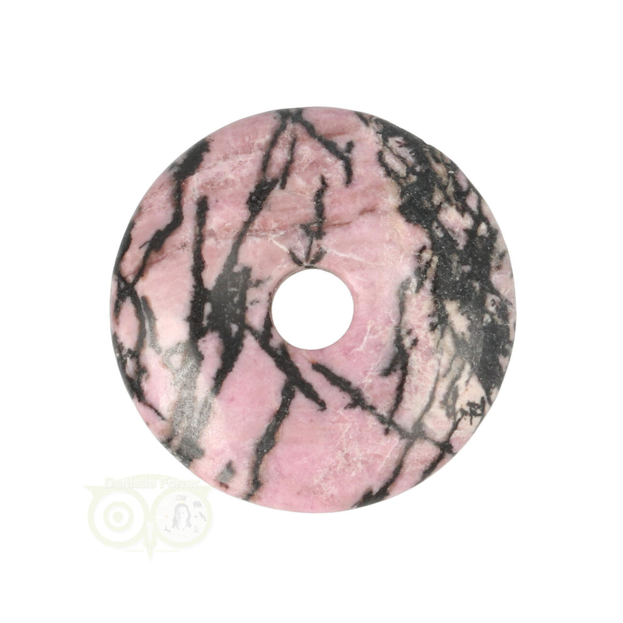 Rhodoniet donut Nr 5 - Ø 3 cm