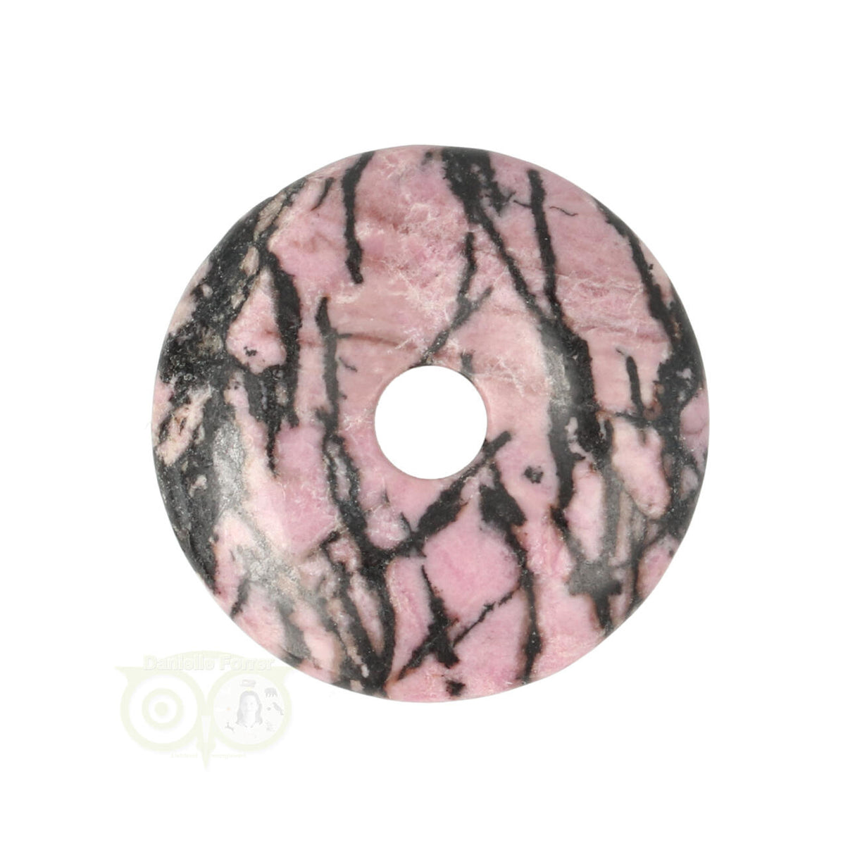 Rhodoniet donut Nr 5 - Ø 3 cm