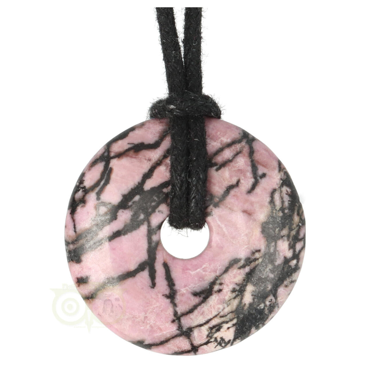 Rhodoniet donut Nr 5 - Ø 3 cm