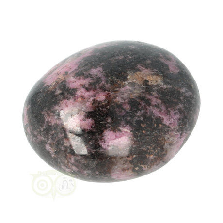 Rhodoniet handsteen 5 cm – edelsteen met roze tinten en donkere aders