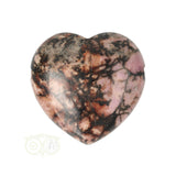 Rhodoniet hart hanger  ± 3 cm Nr 22