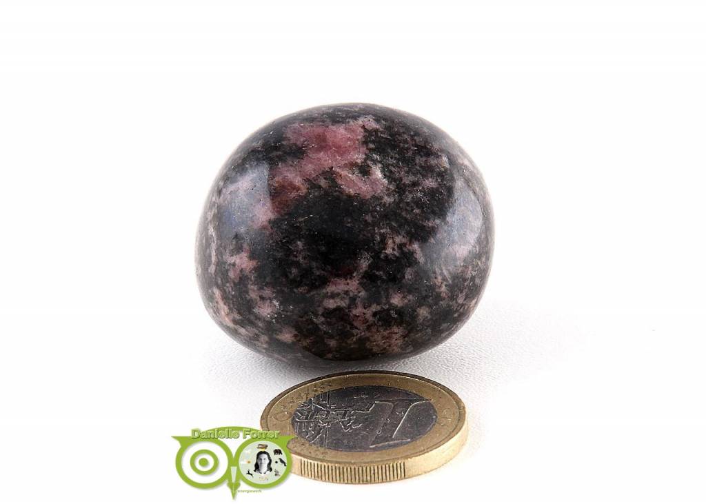 Rhodonite Tumbled Stone No. 3 - 58 grams