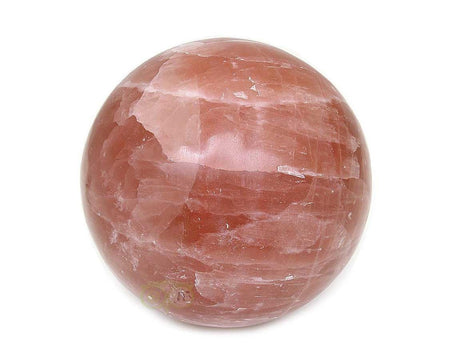 Rode calciet bol nr. 1 – bovenaanzicht – wolkachtige tekening zichtbaar – Pakistan – Webshop Danielle Forrer