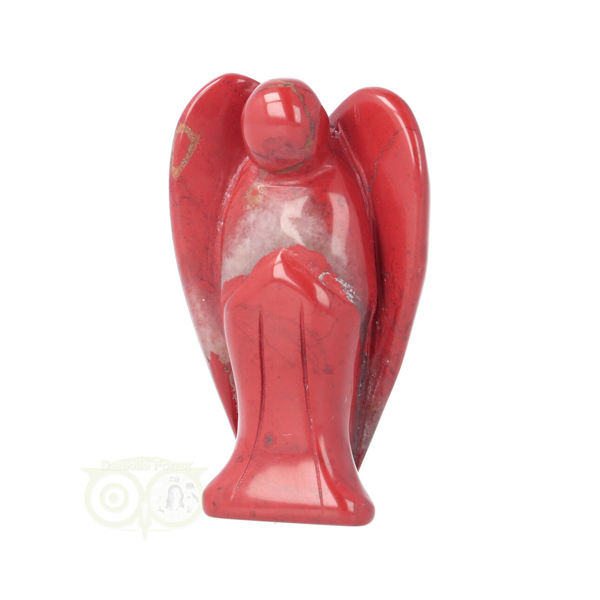 Rode Jaspis Engel ± 5 cm Nr 11