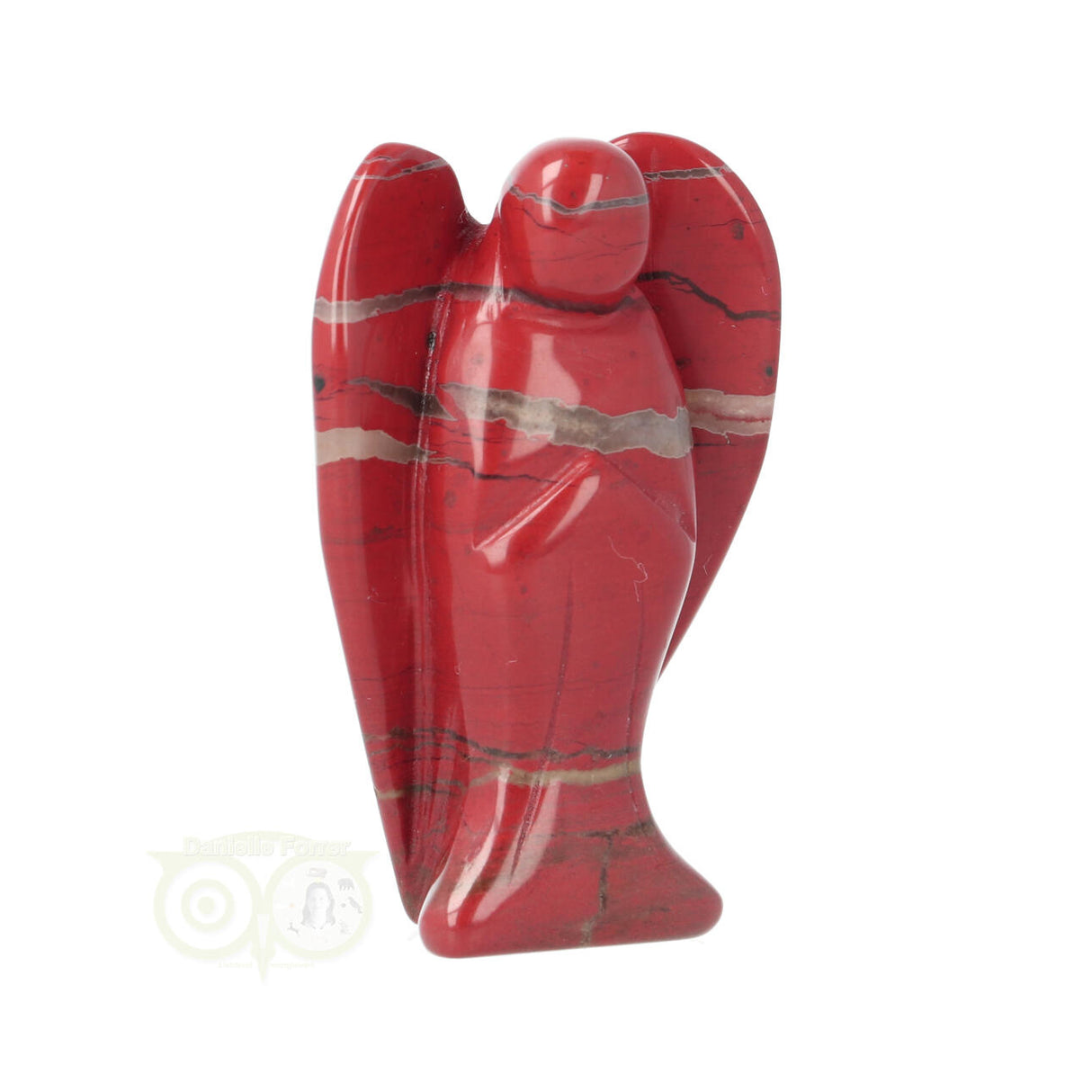 Rode Jaspis Engel ± 5 cm Nr 17