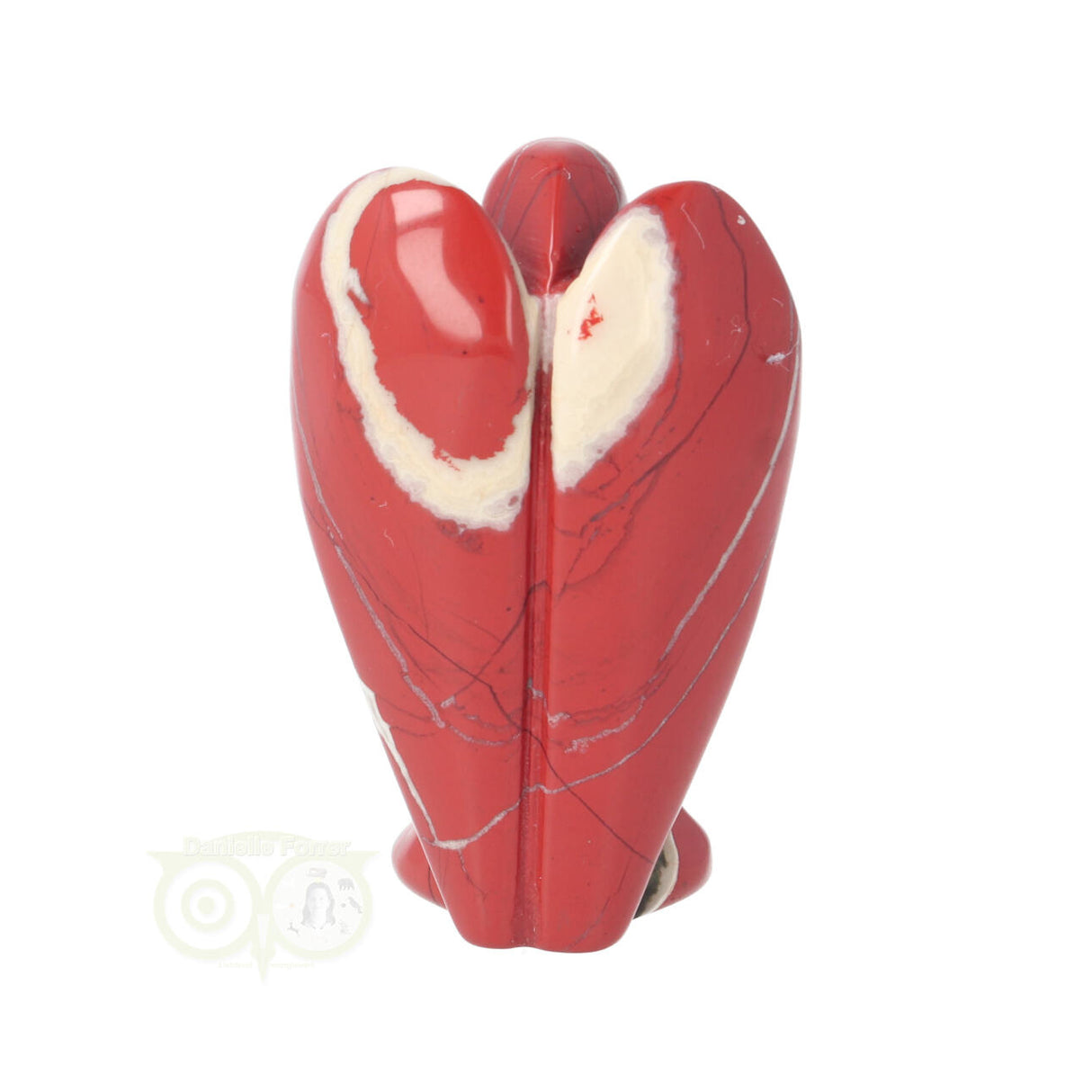 Rode Jaspis Engel ± 5 cm Nr 9