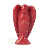 Rode Jaspis Engel ± 7.5 cm Nr 22