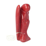 Rode Jaspis Engel ± 7.5 cm Nr 22