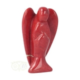 Rode Jaspis Engel ± 7.5 cm Nr 22