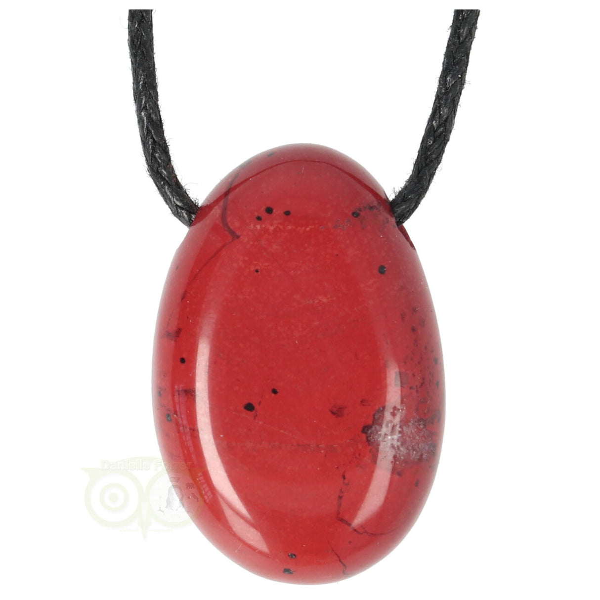 Rode Jaspis hanger Nr 10