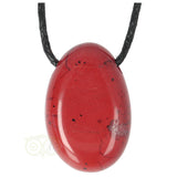 Rode Jaspis hanger Nr 10