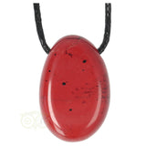 Rode Jaspis hanger Nr 10