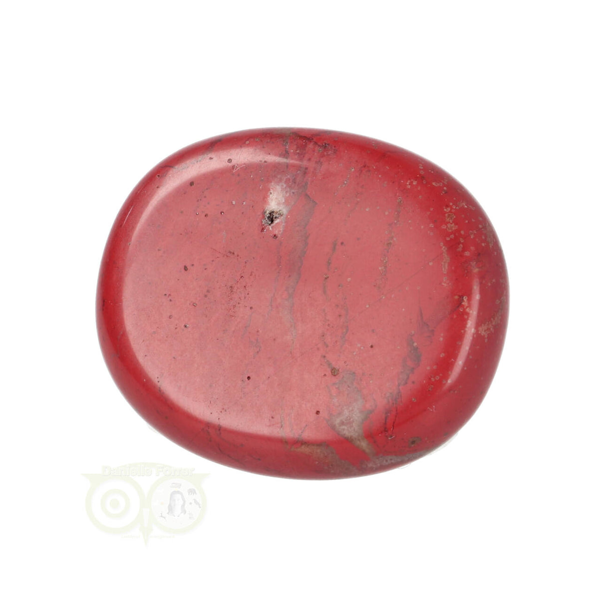 Rode Jaspis oplegsteen Nr 22