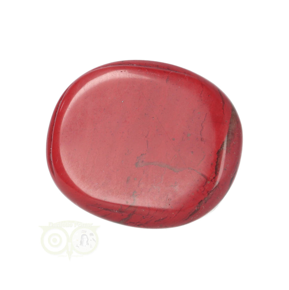 Rode Jaspis oplegsteen Nr 22