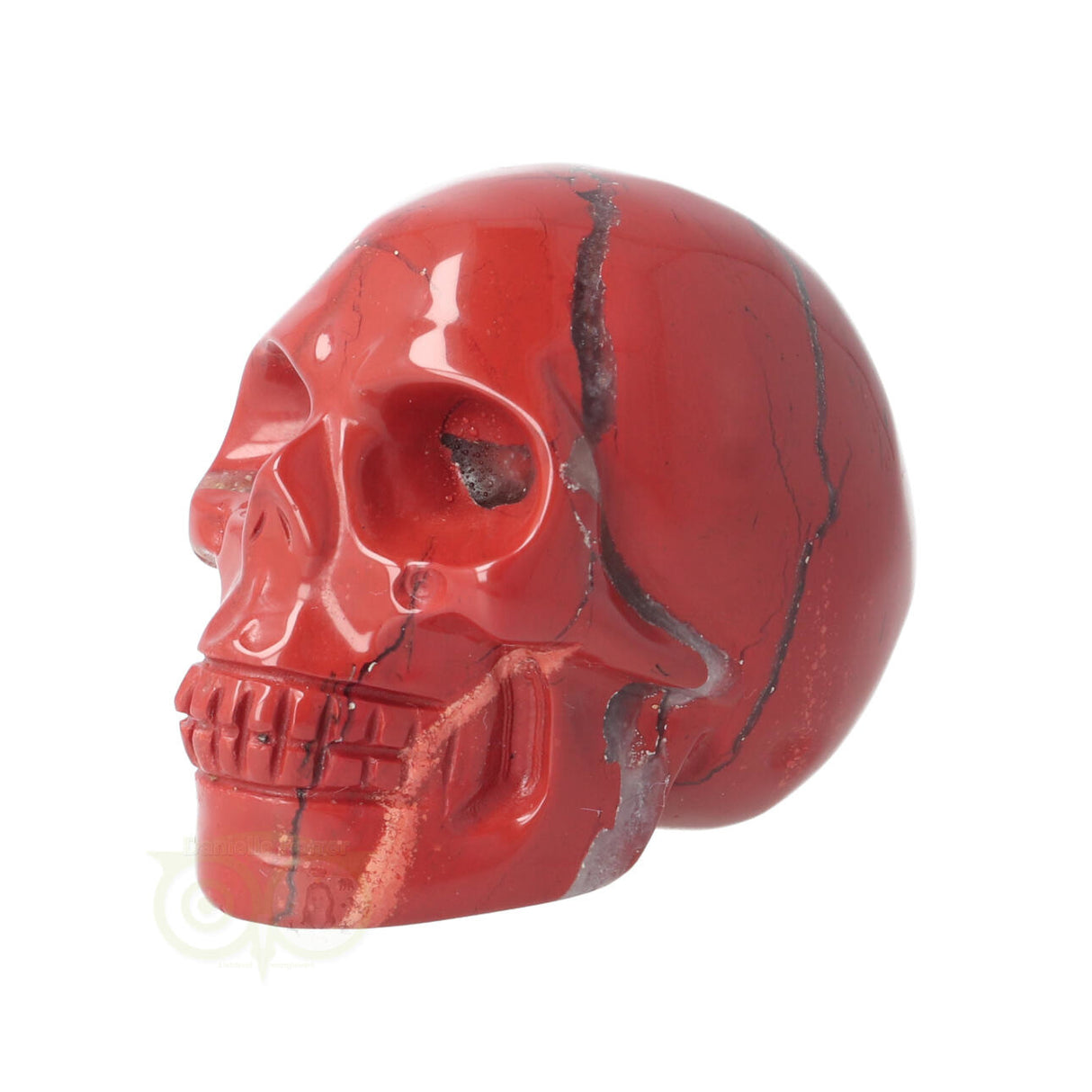 Rode Jaspis schedel Nr 11