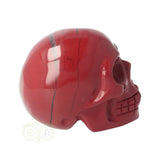 Rode Jaspis schedel Nr 17