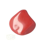Rode Jaspis trommelsteen Nr  42