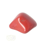 Rode Jaspis trommelsteen Nr  42