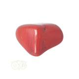 Rode Jaspis trommelsteen Nr  42
