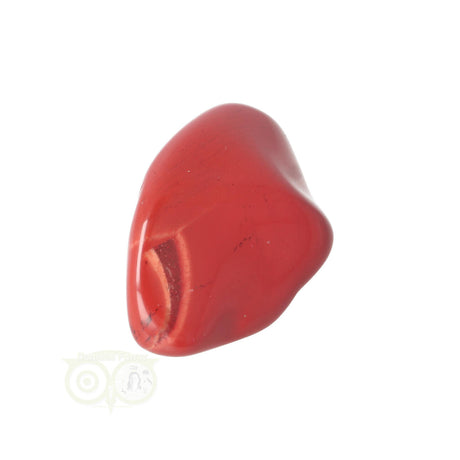 Rode Jaspis trommelsteen Nr  43