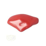 Rode Jaspis trommelsteen Nr  43