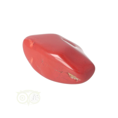 Rode Jaspis trommelsteen Nr  43