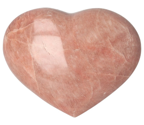 Pink Moonstone Heart No. 24