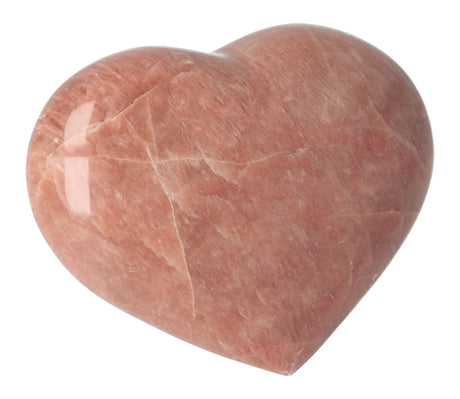 Pink Moonstone Heart No. 24