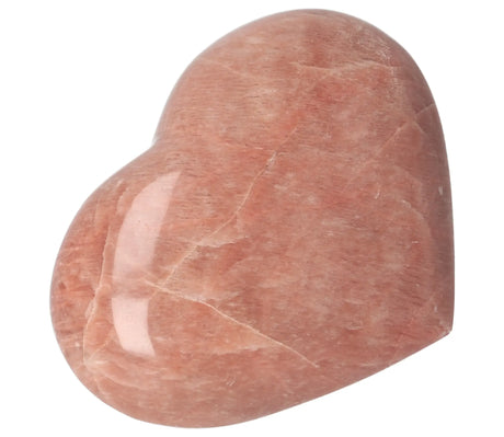 Pink Moonstone Heart No. 24