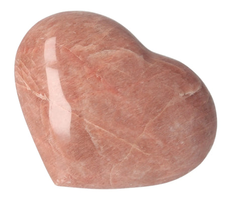Pink Moonstone Heart No. 24