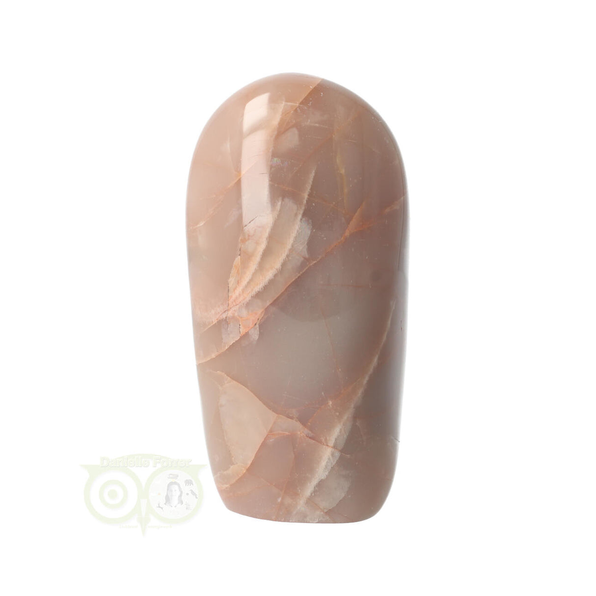 Roze Maansteen sculptuur Nr 14