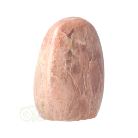 Maansteen sculptuur roze middelgroot formaat met natuurlijke vorm