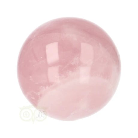 Rozenkwarts bol nr. 24 roze edelsteen Madagaskar – schuine hoek – Webshop Danielle Forrer