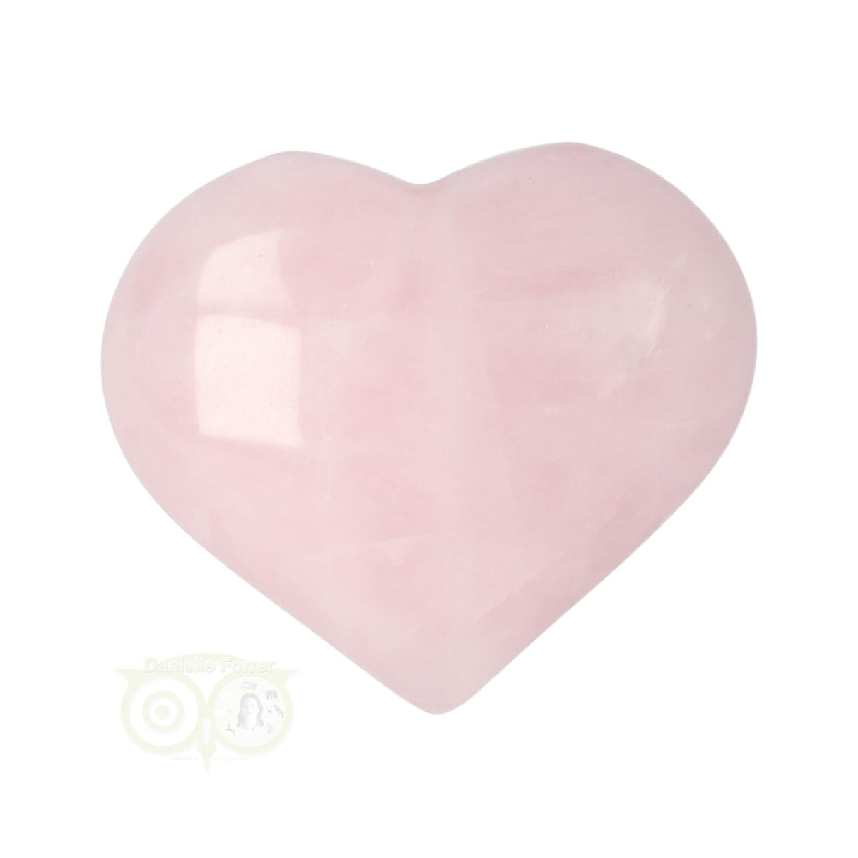 Rose quartz ball (Puffy) heart No. 22 - 4 cm