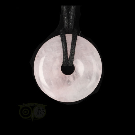 Rozenkwarts donut hanger Nr 25- Ø 3 cm