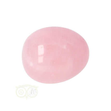 Rozenkwarts edelsteen handsteen – gladde steen met zachte roze tint