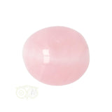 Rose quartz rounded hand stone No. 17