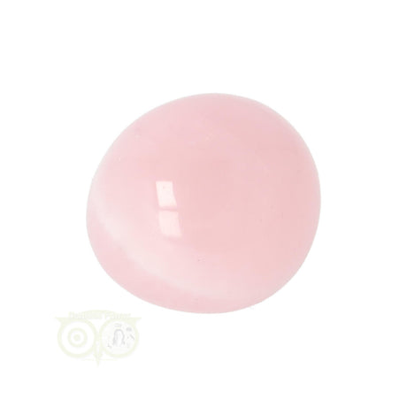 Rozenkwarts edelsteen handsteen – gladde steen met zachte roze tint