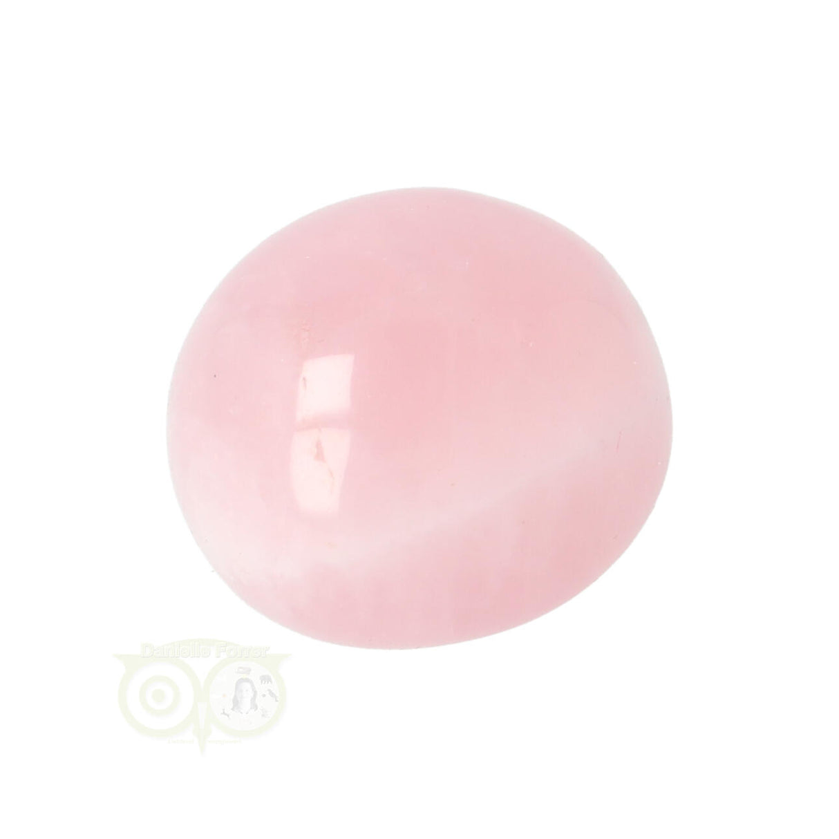 Rose quartz rounded hand stone No. 17