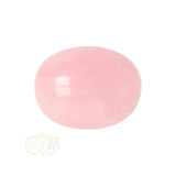 Rose quartz rounded hand stone No. 18